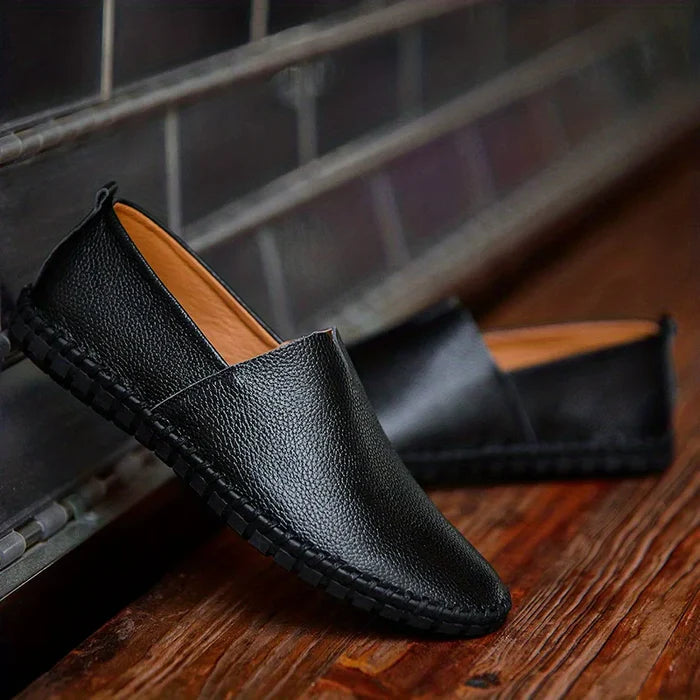 FRANCESCO BARATTA GENUINE LEATHER LOAFERS